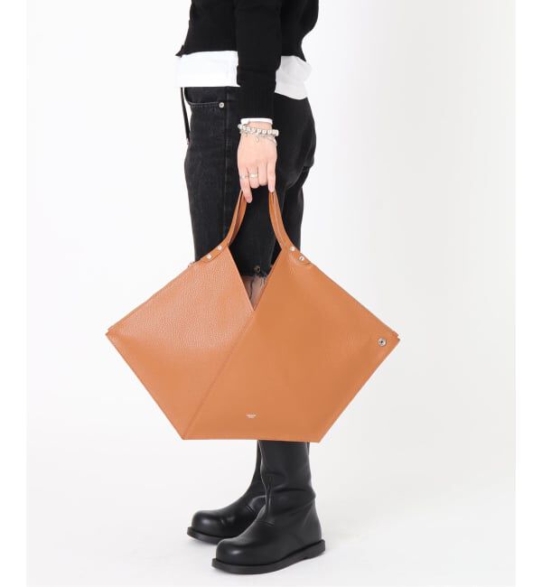  「【blancle/ ブランクレ】別注 S.LETHER Rap flat tote」|トートバッグ|