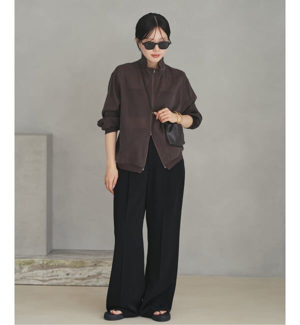 Plage「beautiful tuck パンツ」|スラックス|