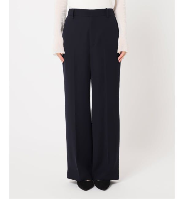 Plage「《WEB限定追加予約》washable straight パンツ 7」|スラックス|