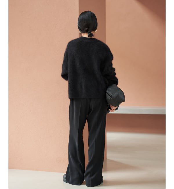Plage「《WEB限定追加予約》washable straight パンツ 7」|スラックス|