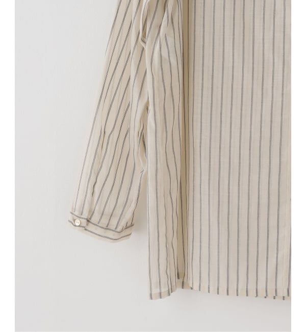 Plage「Silk mix stripe T ブラウス」|シャツ・ブラウス|