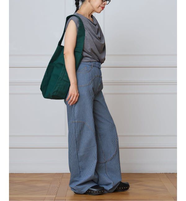 IENA LA BOUCLE「KAAN カーン MIDI BUCKET トート K-BTMC-MOS/ BOU」|トートバッグ|