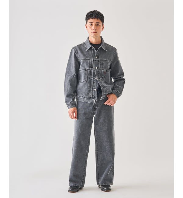 EDIFICE「Levi&rsquo;s(リーバイス) 別注 Baggy Wide Leg デニムパンツ（L30）」|デニム|