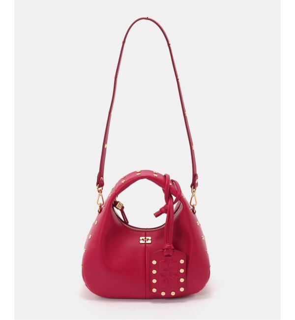 PULP「GANNI / ガニー Hobo Mini Studs」|ハンドバッグ|