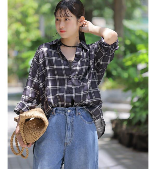 JOURNAL STANDARD relume「コットンチェックワッシャーシャツ」|シャツ・ブラウス|