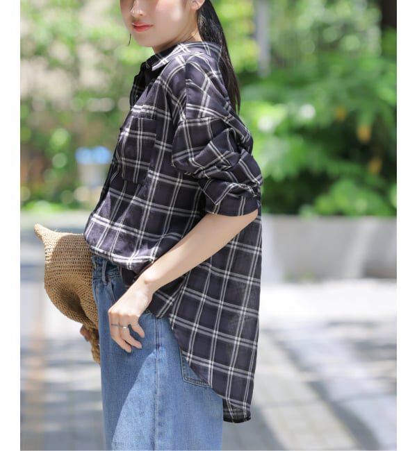 JOURNAL STANDARD relume「コットンチェックワッシャーシャツ」|シャツ・ブラウス|