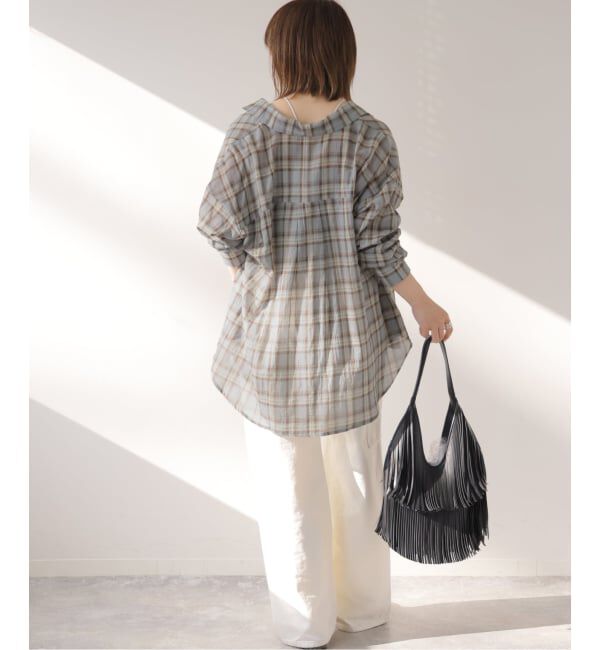JOURNAL STANDARD relume「コットンチェックワッシャーシャツ」|シャツ・ブラウス|