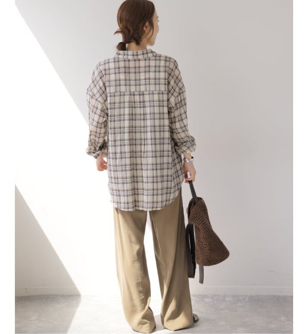 JOURNAL STANDARD relume「コットンチェックワッシャーシャツ」|シャツ・ブラウス|