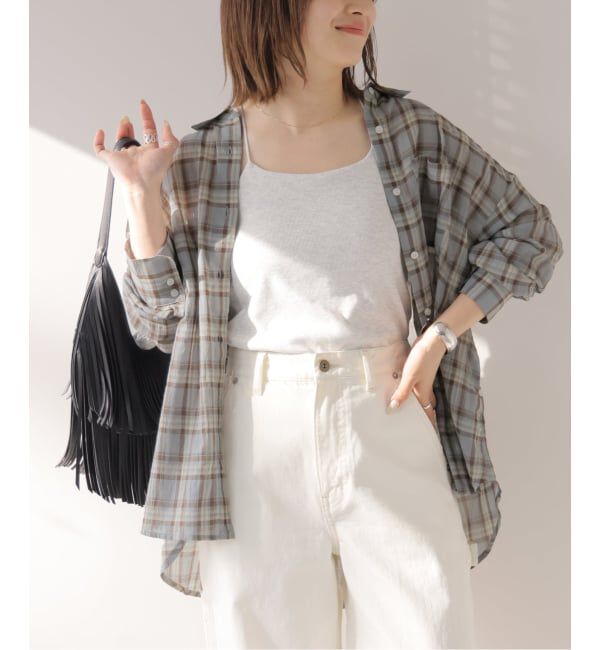 JOURNAL STANDARD relume「コットンチェックワッシャーシャツ」|シャツ・ブラウス|