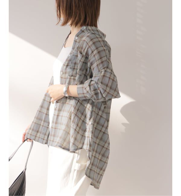 JOURNAL STANDARD relume「コットンチェックワッシャーシャツ」|シャツ・ブラウス|