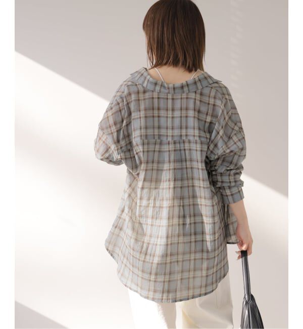 JOURNAL STANDARD relume「コットンチェックワッシャーシャツ」|シャツ・ブラウス|