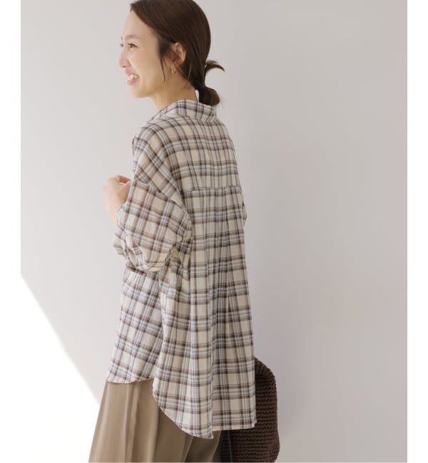 JOURNAL STANDARD relume「コットンチェックワッシャーシャツ」|シャツ・ブラウス|