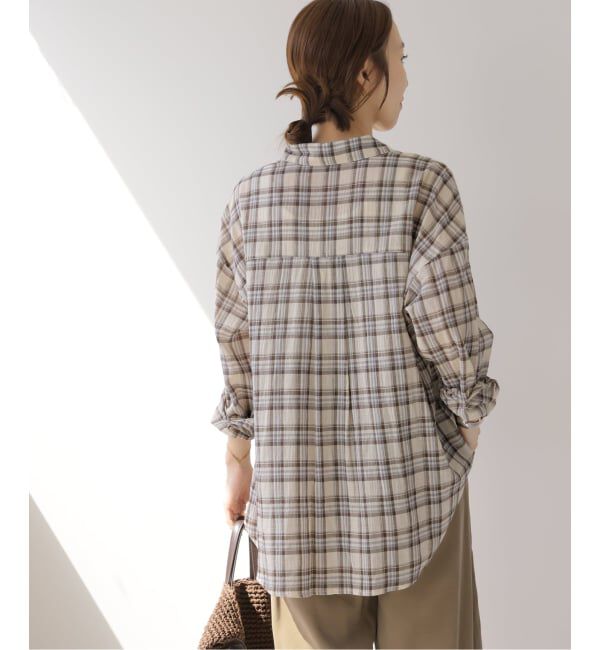 JOURNAL STANDARD relume「コットンチェックワッシャーシャツ」|シャツ・ブラウス|