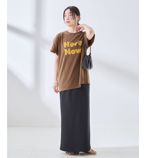 journal standard L'essage「【Here Now】ピグメントTシャツ」|Tシャツ・カットソー|