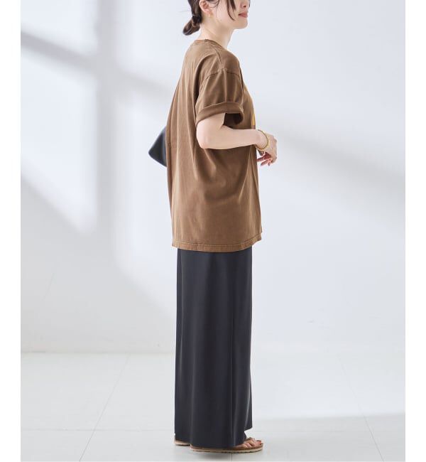 journal standard L'essage「【Here Now】ピグメントTシャツ」|Tシャツ・カットソー|