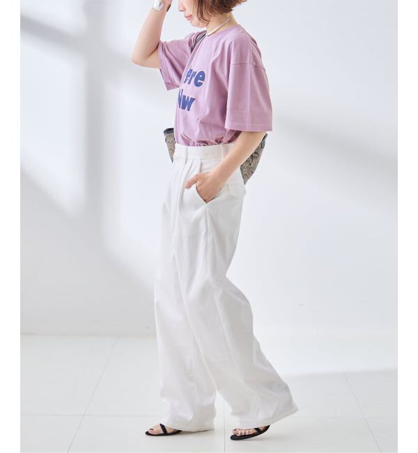 journal standard L'essage「【Here Now】ピグメントTシャツ」|Tシャツ・カットソー|
