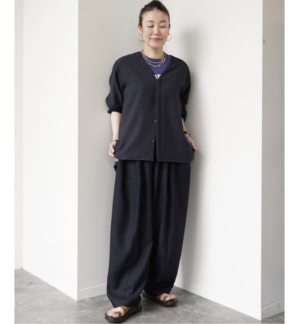 journal standard luxe「ドライメッシュ Vネックシャツ」|シャツ・ブラウス|