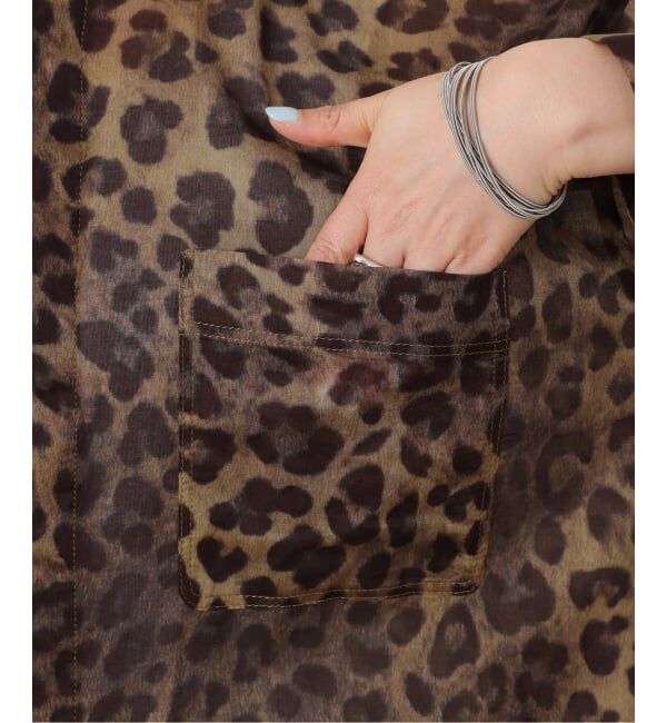 journal standard luxe「レオパローン シャツワンピース」|ワンピース|