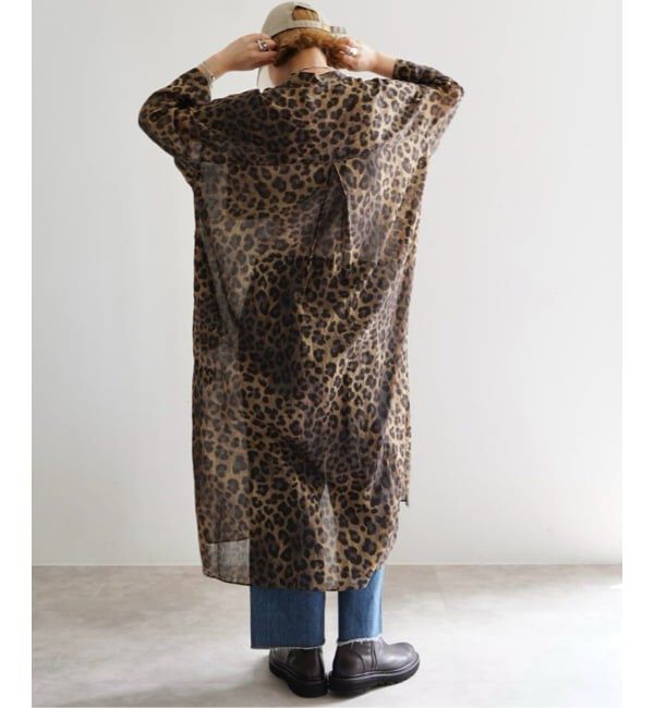 journal standard luxe「レオパローン シャツワンピース」|ワンピース|