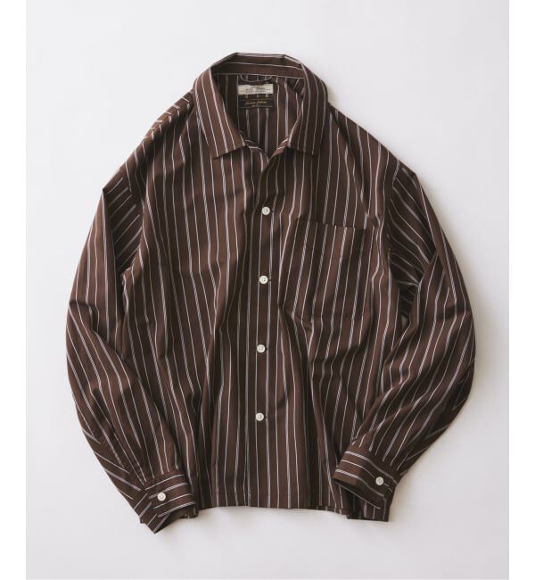 JOURNAL STANDARD relume「《追加予約》JAMES FABRIC/ジェームスファブリック レーヨンブレンド シャツ」|シャツ・ブラウス|ブラウン