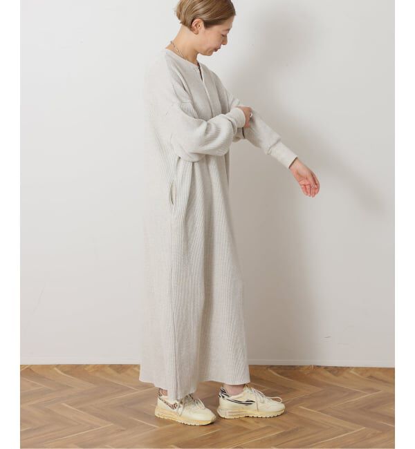 journal standard luxe「《予約》ワッフル ヘンリーN-ワンピース」|ワンピース|