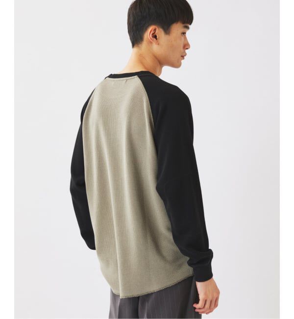 JOURNAL STANDARD relume「《予約》フェードワッフル ラグラン ロンT」|Tシャツ・カットソー|