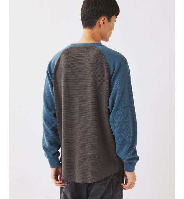 JOURNAL STANDARD relume「《予約》フェードワッフル ラグラン ロンT」|Tシャツ・カットソー|