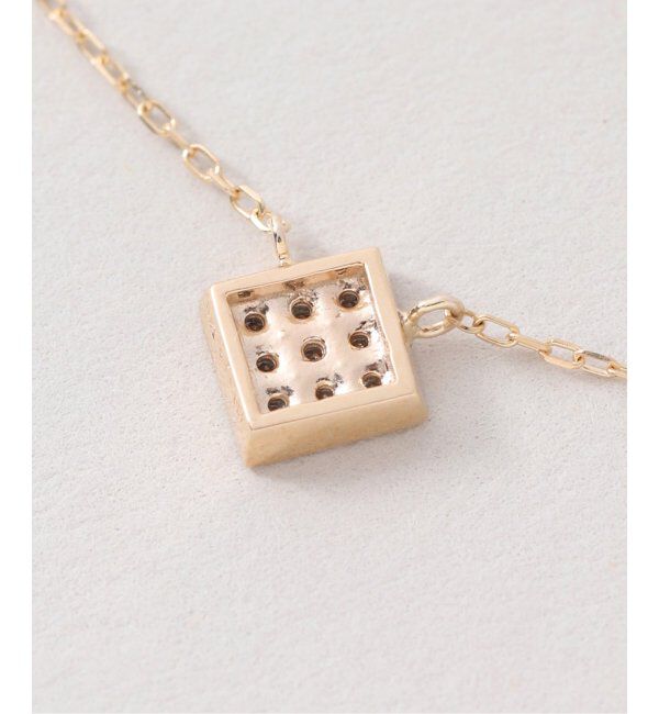 Lilas by Spick&Span「ロムバスパヴェダイヤ50cmネックレス K10」|ネックレス|