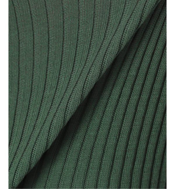 NOBLE「CO/SILK リブカーディガン」|カーディガン|