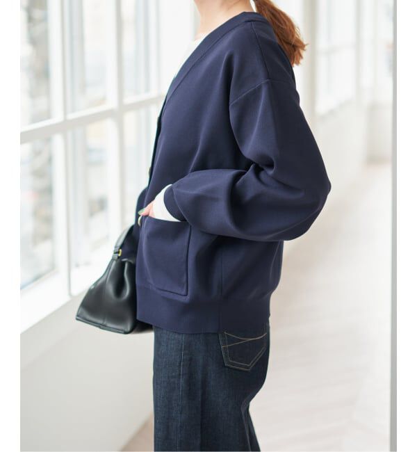 Spick and Span「《一部店舗+WEB限定》ウォッシャブルVネックカーディガン」|カーディガン|