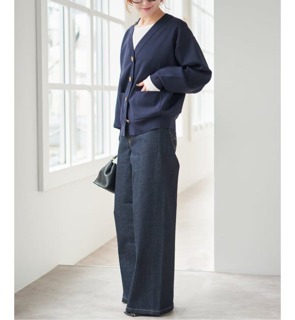 Spick and Span「《一部店舗+WEB限定》ウォッシャブルVネックカーディガン」|カーディガン|