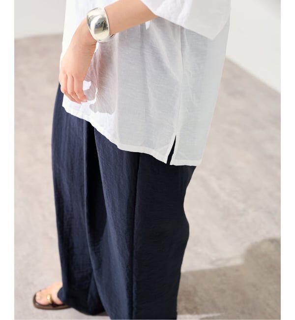 FRAMeWORK「ERIC BERGERE DAMOISEAU STRIPE WHITE」|シャツ・ブラウス|