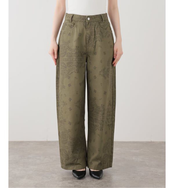 Spick and Span「《一部店舗+WEB限定》BERENICE. / べレニス 柄パンツ」|チノ|