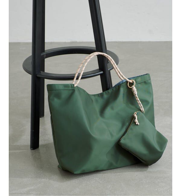  「《追加予約》LETALON nylon big tote」|トートバッグ|グリーン