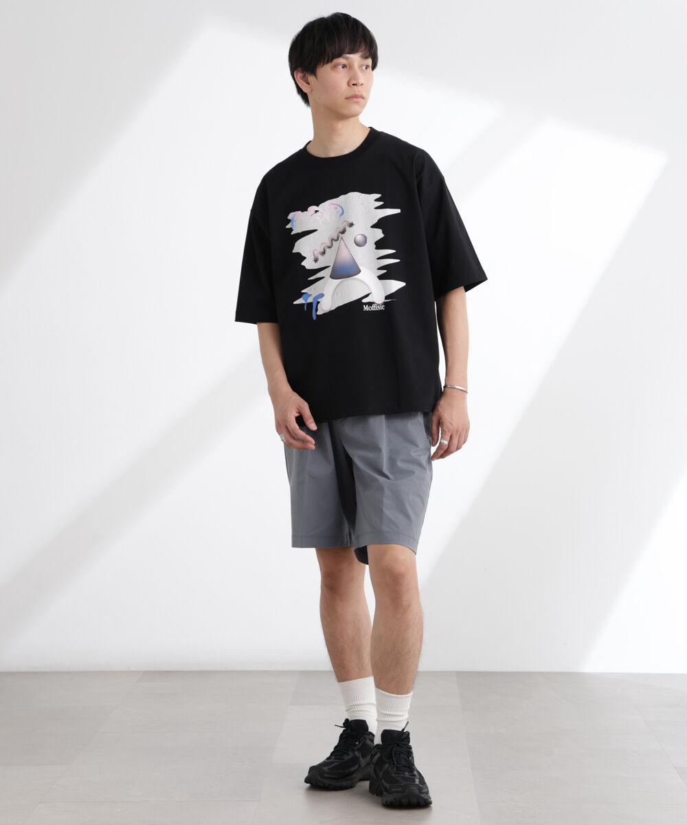 NANO universe「「MOFFISIE」1.0オリジナルプリント Tシャツ 半袖」|Tシャツ・カットソー|