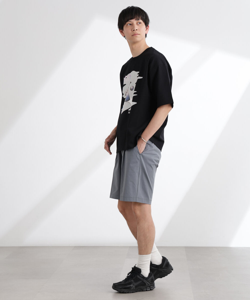 NANO universe「「MOFFISIE」1.0オリジナルプリント Tシャツ 半袖」|Tシャツ・カットソー|