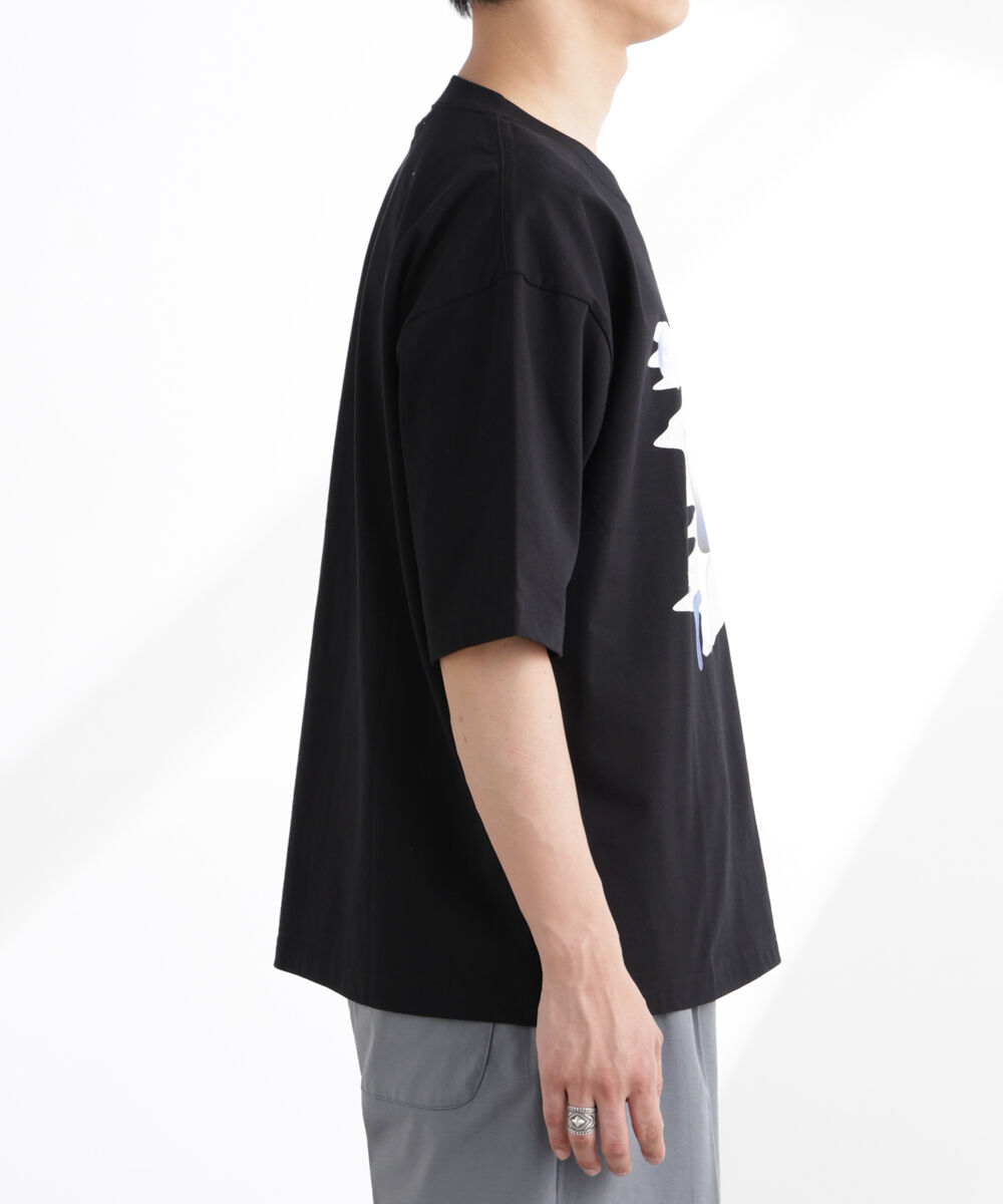 NANO universe「「MOFFISIE」1.0オリジナルプリント Tシャツ 半袖」|Tシャツ・カットソー|