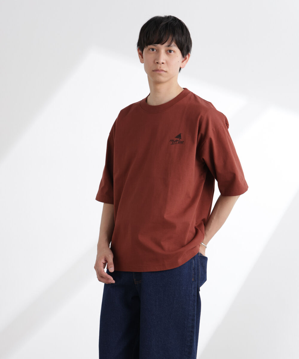 NANO universe「「MOFFISIE」1.0オリジナルプリント Tシャツ 半袖」|Tシャツ・カットソー|