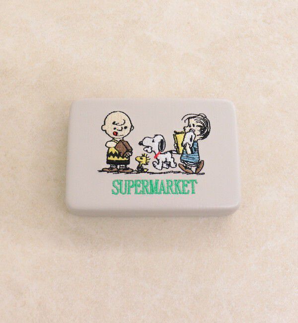 fredy emue「【PEANUTS/ピーナッツ】スクエアミラーケース」|ポーチ|