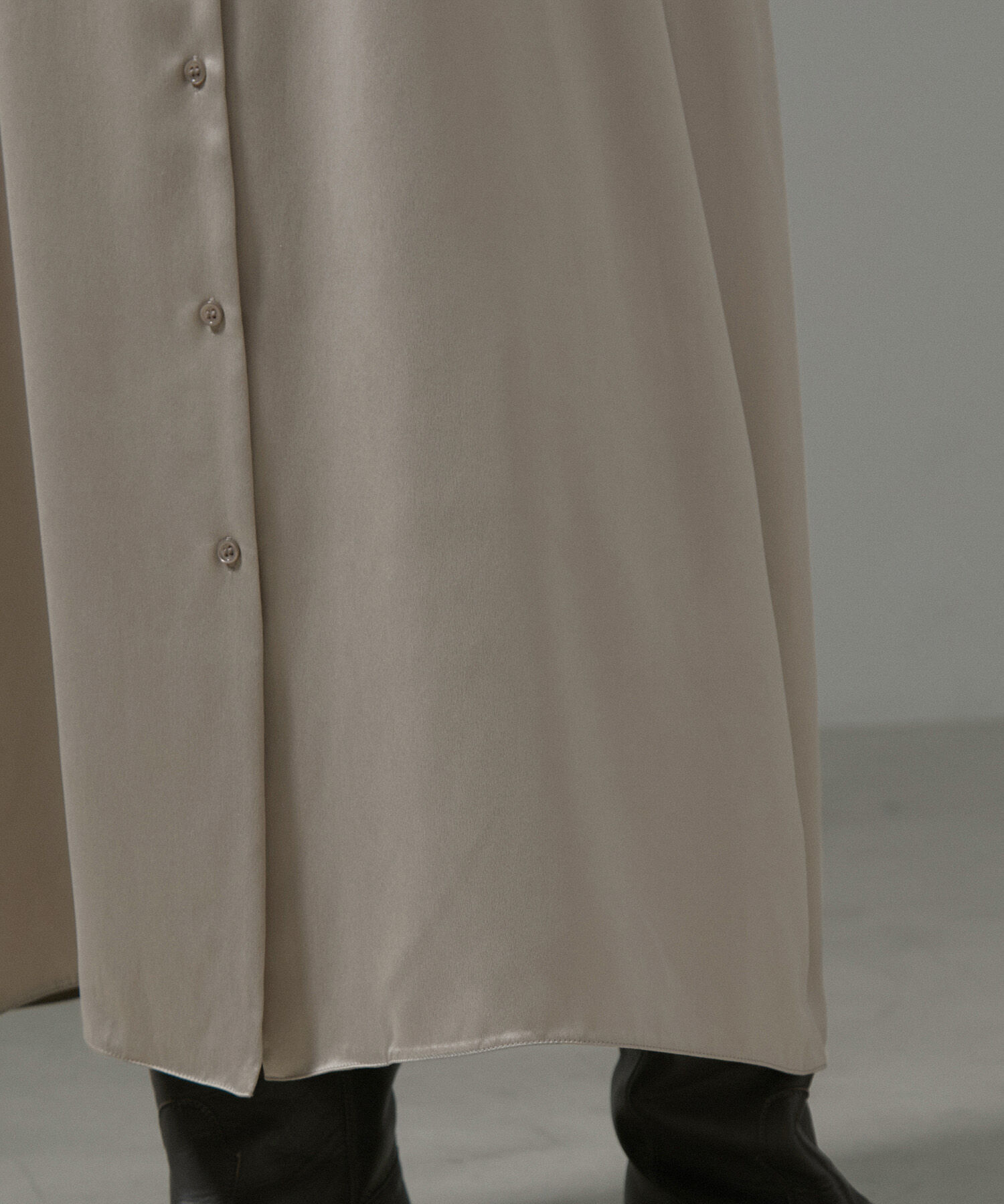 SALON adam et rope'「[24AW]GENTLE SILKシャツワンピース【セットアップ対応】」|その他|