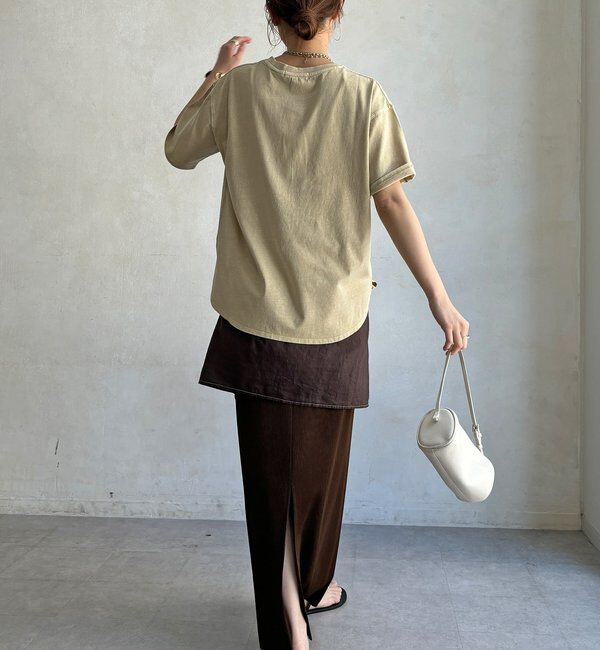  「【WEB限定】カレッジナンバーロゴTEE」|Tシャツ・カットソー|
