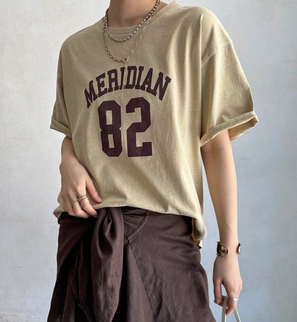  「【WEB限定】カレッジナンバーロゴTEE」|Tシャツ・カットソー|