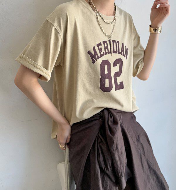  「【WEB限定】カレッジナンバーロゴTEE」|Tシャツ・カットソー|