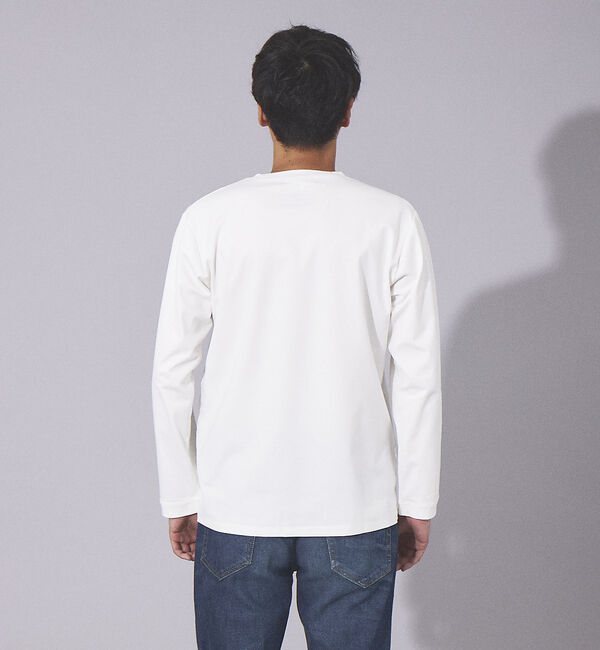 ABAHOUSE「【フロントパイピング】ロングスリーブ Tシャツ」|Tシャツ・カットソー|