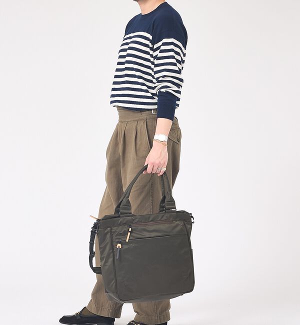 ABAHOUSE「【DsBk / ディーエスビーケー】SquareSmartTOTE/スクエアスマ」|トートバッグ|