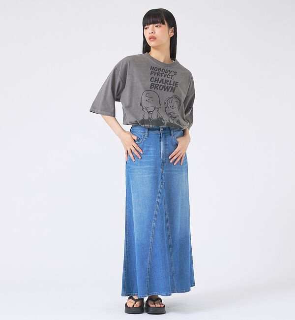 Rouge vif「【Healthy denim/ヘルシーデニム】デニムスカート/Apricot/ア」|スカート|