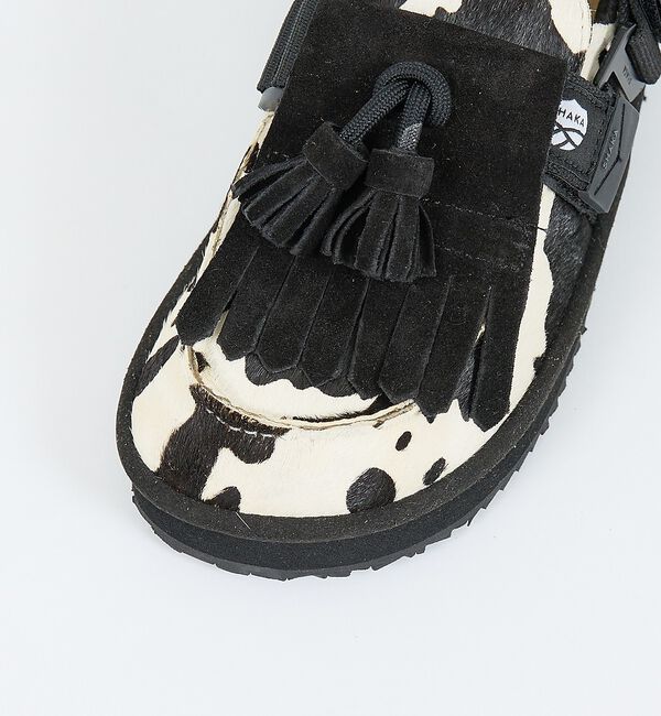 Rouge vif「【SHAKA/シャカ】ミュール タッセル カウ/MULE TASSEL COW/」|モカシン|