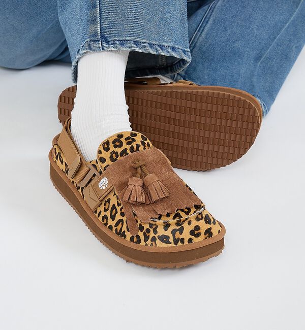 Rouge vif「【SHAKA/シャカ】ミュール タッセル カウ/MULE TASSEL COW/」|モカシン|