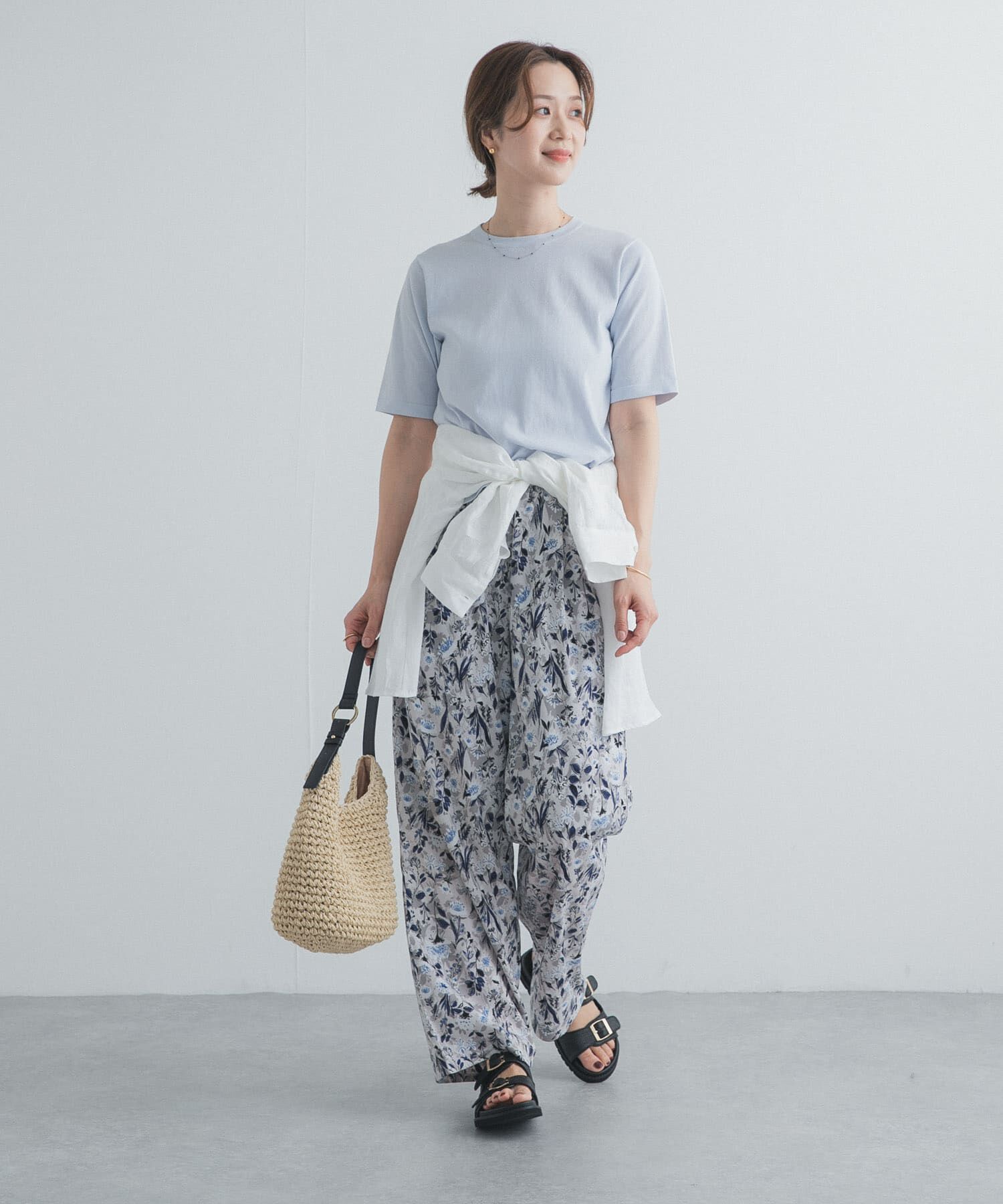 URBAN RESEARCH DOORS「『WEB/一部店舗限定カラー』フラワープリントイージーパンツ」|その他|