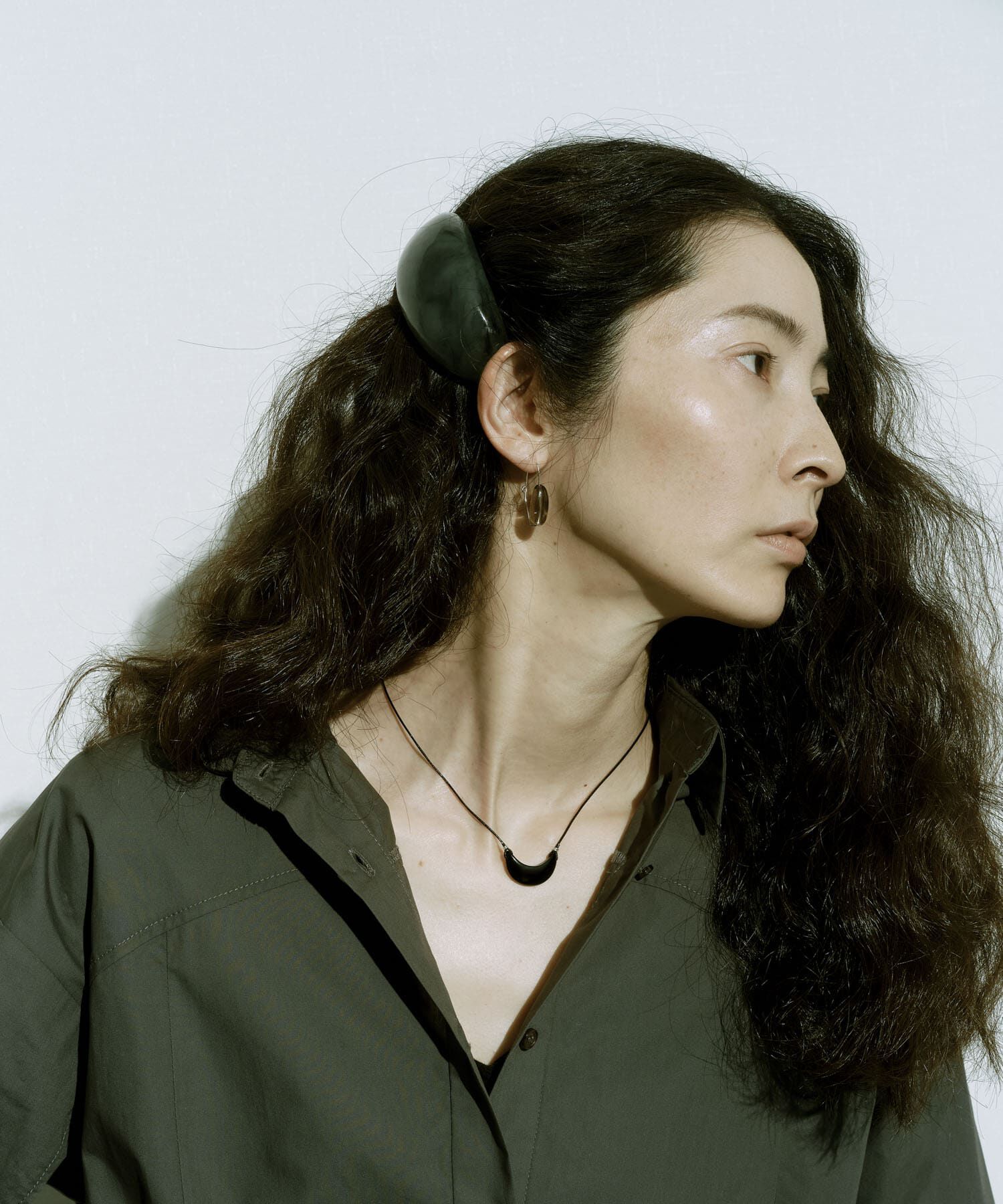 SMELLY「SMELLY so&rsquo;　smoky quartz pierces」|ピアス|